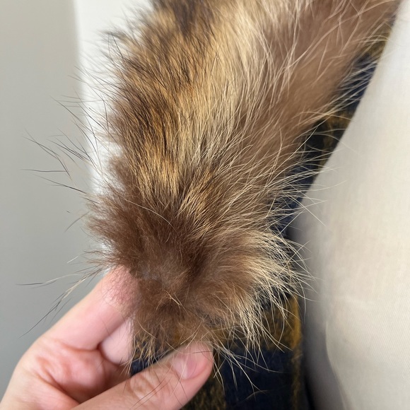 1970s Wool Plaid Winter Coat, Quilted Lining - Picture 13 of 15